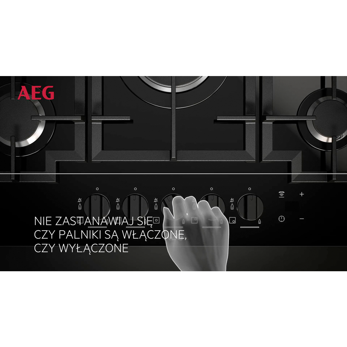 AEG - Płyta gazowa - HKB64450NB