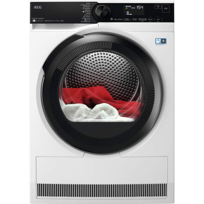 Suszarka z pompą ciepła 9000 AbsoluteCare® Plus ProSteam 9 kg