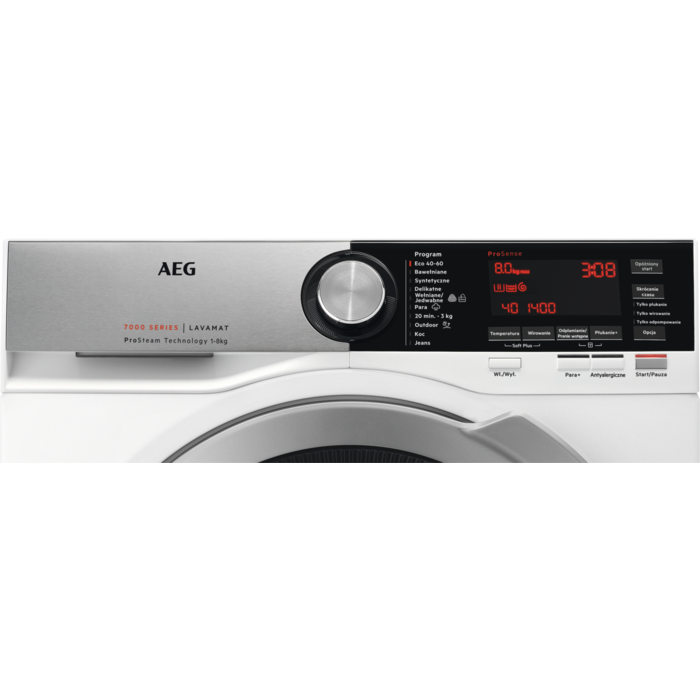 AEG - 8 kg washing machine - L7FNC48SP
