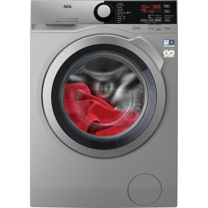 AEG - 8 kg washing machine - ML7FNE48SP