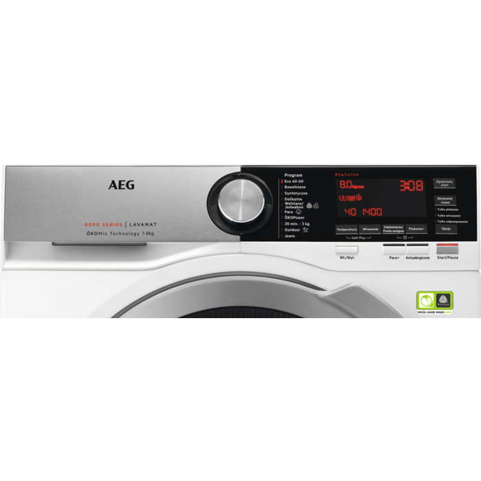 AEG - Pralka ładowana od frontu - L8FEC68SP