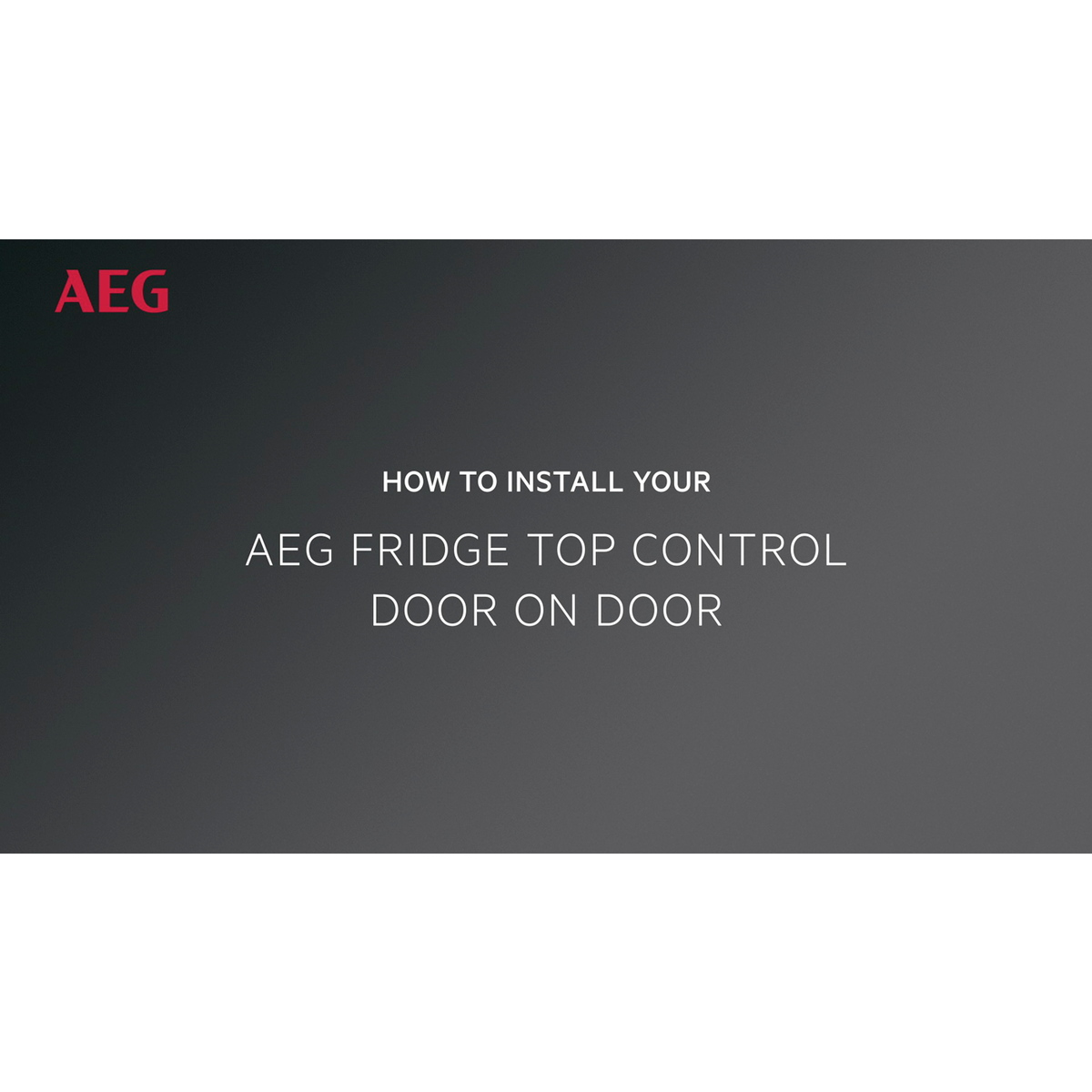 AEG - Chłodziarka do zabudowy - TK6DS181EC