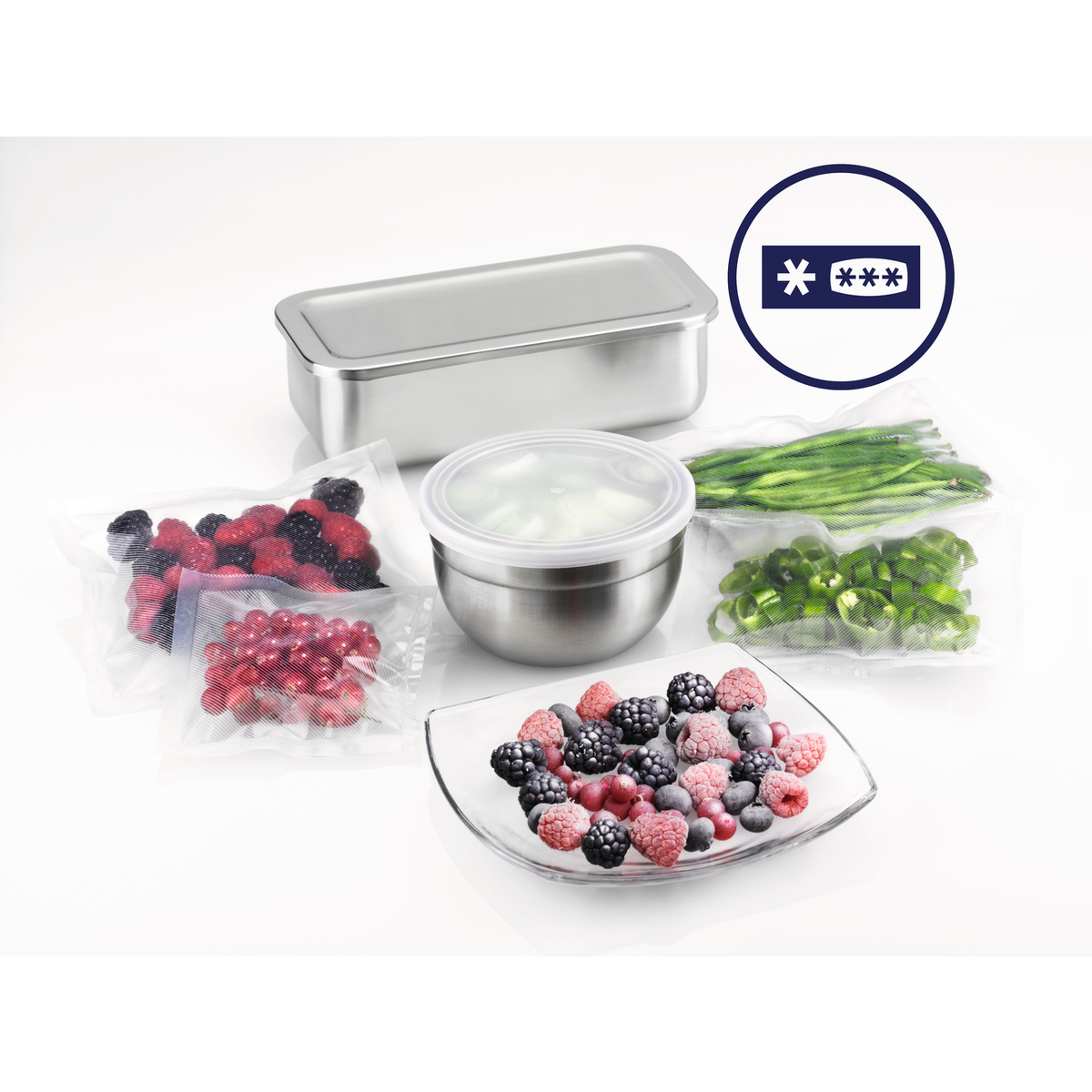 AEG - Small refrigerator - SFB58211AF