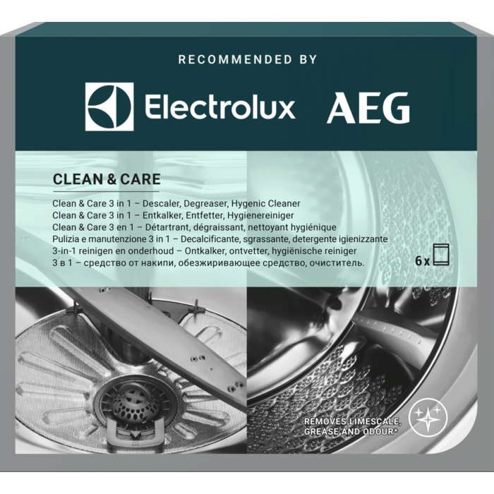 Środek odkamieniający i odtłuszczający Clean & Care 3w1 do zmywarek i pralek