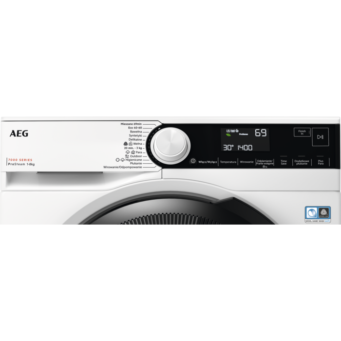 AEG - 8 kg washing machine - LFR73844BP