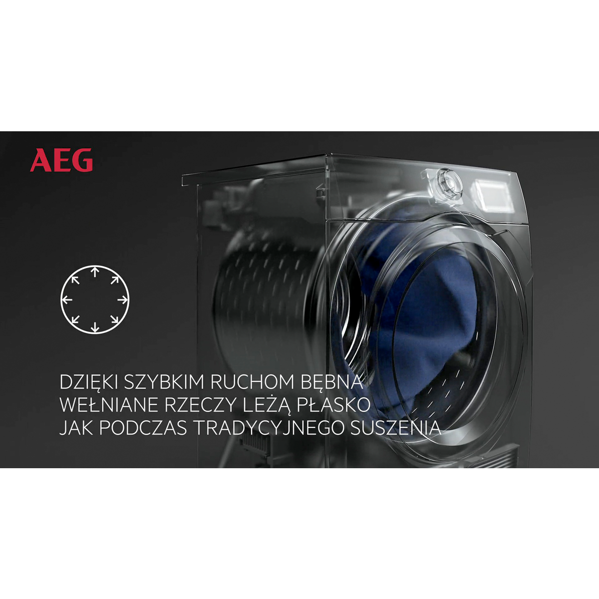AEG - Suszarka z pompą ciepła - T9DBA68SC