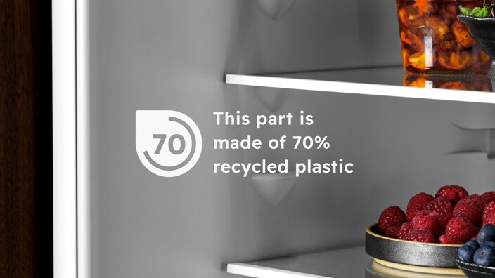 Wnętrze z 70% plastiku z recyclingu