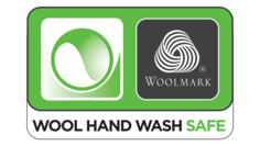 Zielony emblemat Woolmark