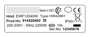 Upewnij się, że zdjęcie obejmuje całą tabliczkę znamionową, widoczną pod kątem prostym.