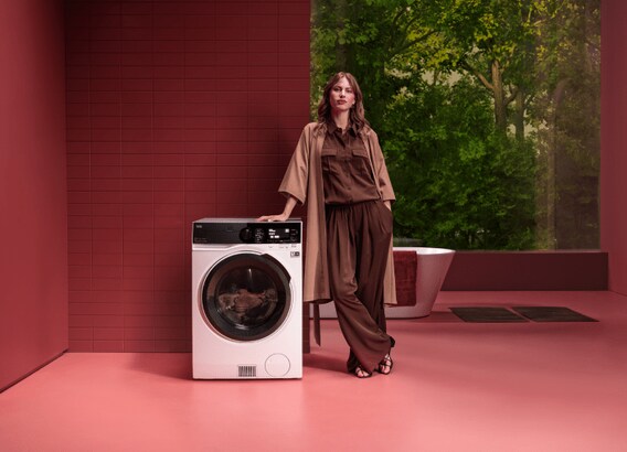 Pralko-suszarka Electrolux w pomieszczeniu